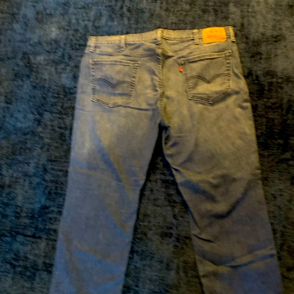 Levis 541 Jeans Mens Size 40x30 Dark Blue Denim Stretch Athletic tapered - Picture 6 of 7
